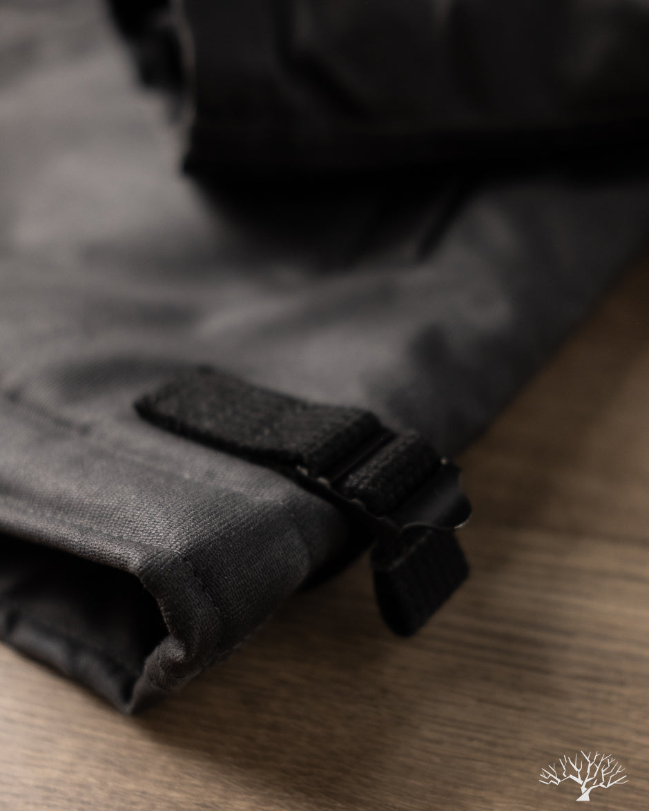 Iron Heart IHM-45-BLK - Oiled Whipcord A2 Deck Jacket - Black