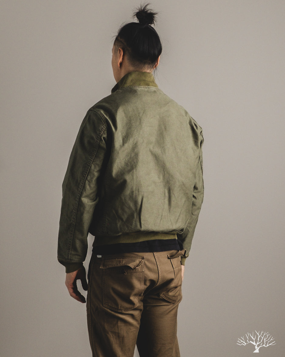 Iron Heart IHM-47-ODG - 12oz Whipcord Tanker Jacket - Olive Drab Green