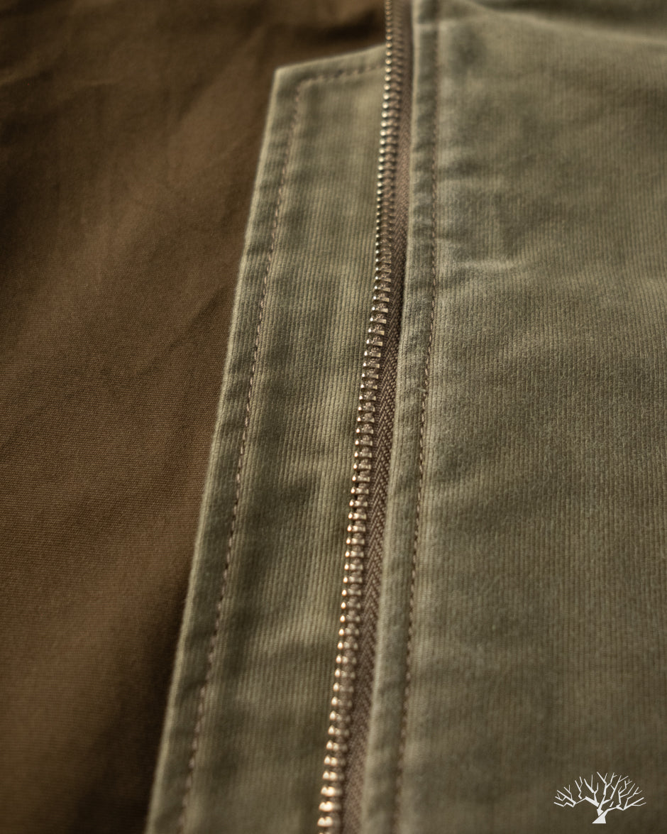 Iron Heart IHM-47-ODG - 12oz Whipcord Tanker Jacket - Olive Drab Green