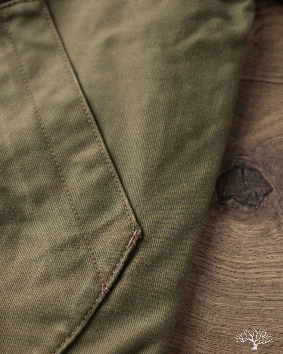 Iron Heart IHM-47-ODG - 12oz Whipcord Tanker Jacket - Olive Drab Green