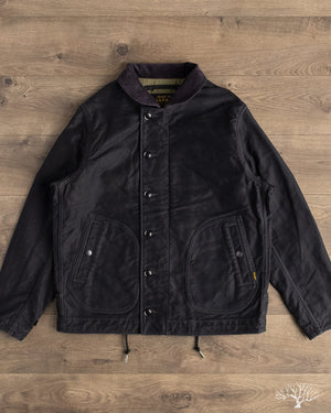 Iron Heart - IHM-48-BLK - Lightweight Whipcord N1 Deck Jacket