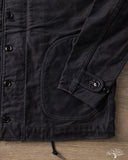 Iron Heart IHM-48-BLK - Lightweight Whipcord N1 Deck Jacket - Black