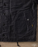 Iron Heart IHM-48-BLK - Lightweight Whipcord N1 Deck Jacket - Black