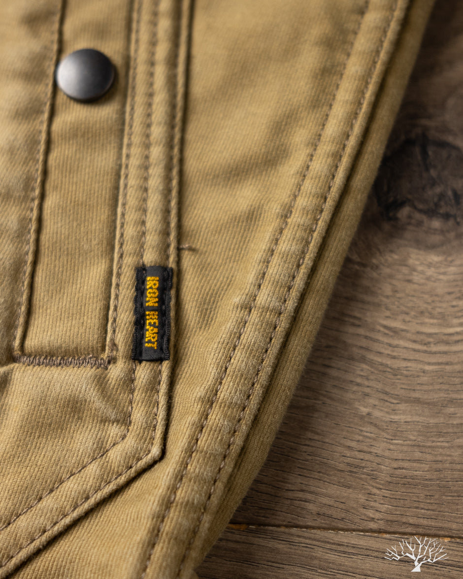 Iron Heart IHM-48-KHA - Lightweight Whipcord N1 Deck Jacket - Khaki