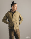 Iron Heart IHM-48-KHA - Lightweight Whipcord N1 Deck Jacket - Khaki