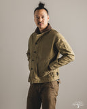 Iron Heart IHM-48-KHA - Lightweight Whipcord N1 Deck Jacket - Khaki