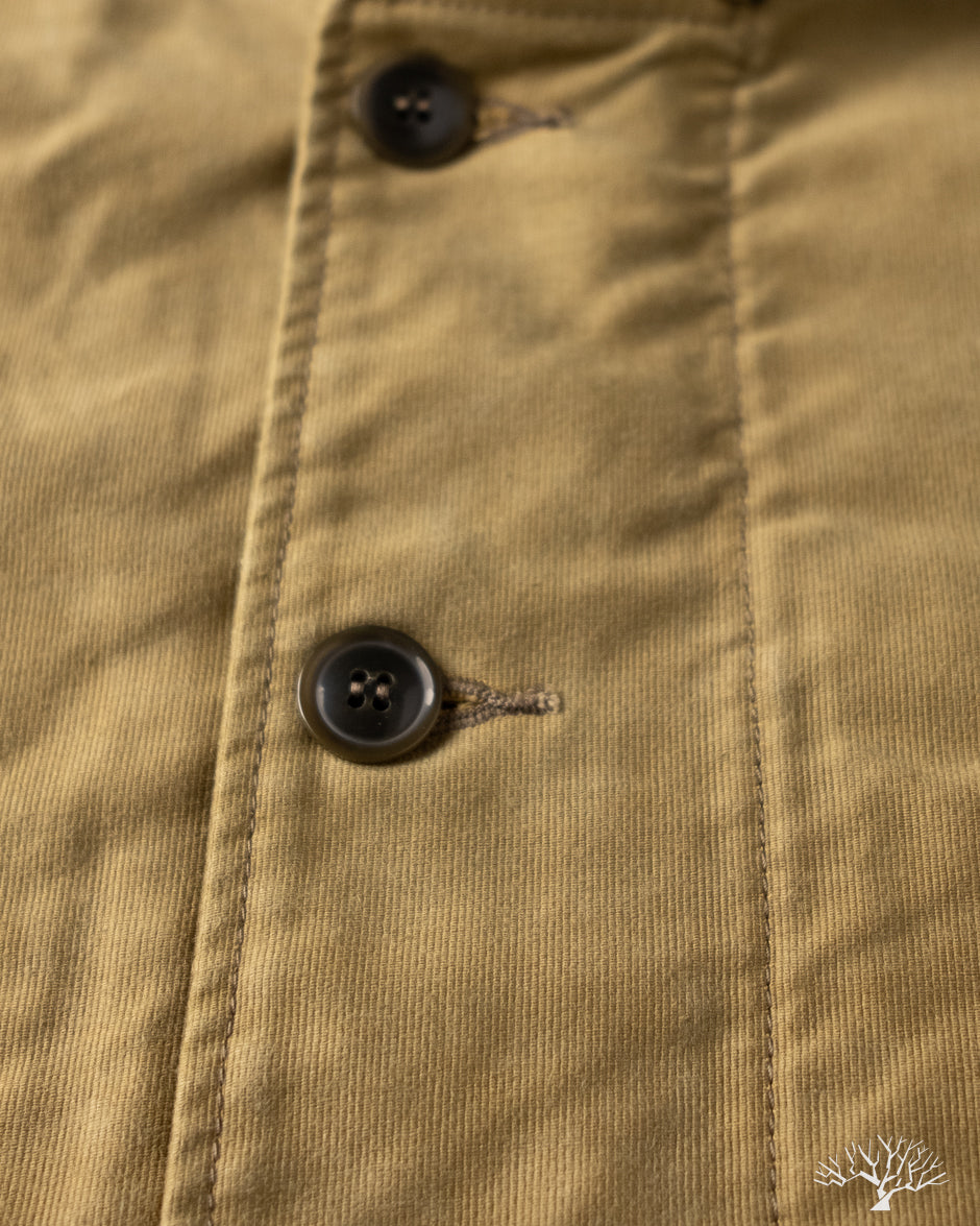 Iron Heart IHM-48-KHA - Lightweight Whipcord N1 Deck Jacket - Khaki