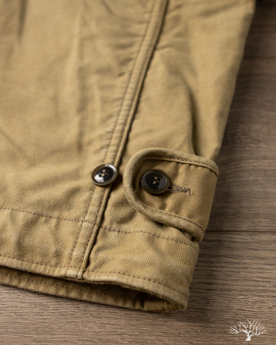 Iron Heart IHM-48-KHA - Lightweight Whipcord N1 Deck Jacket - Khaki