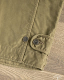 Iron Heart IHM-53-ODG - 12oz Whipcord Lightweight N1 Deck Jacket - Olive Drab Green