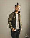 Iron Heart IHM-53-ODG - 12oz Whipcord Lightweight N1 Deck Jacket - Olive Drab Green