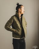 Iron Heart IHM-53-ODG - 12oz Whipcord Lightweight N1 Deck Jacket - Olive Drab Green