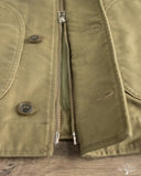 Iron Heart IHM-53-ODG - 12oz Whipcord Lightweight N1 Deck Jacket - Olive Drab Green