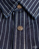 Iron Heart IHSH-227-IND - 12oz Wabash CPO Shirt - Indigo