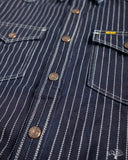Iron Heart IHSH-227-IND - 12oz Wabash CPO Shirt - Indigo