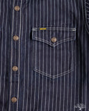 Iron Heart IHSH-227-IND - 12oz Wabash CPO Shirt - Indigo