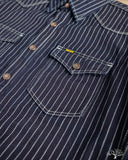 Iron Heart IHSH-227-IND - 12oz Wabash CPO Shirt - Indigo