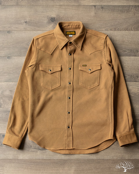 Iron Heart - IHSH-234-CAM - Kersey Western Shirt - Camel