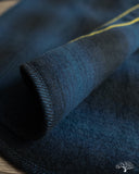 Iron Heart IHSH-264-NAV - UHF Ombré Check Western Shirt - Navy/Black