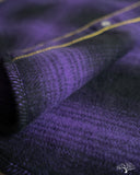 Iron Heart IHSH-264-PUR - UHF Ombré Check Western Shirt - Purple/Black