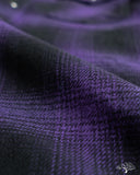 Iron Heart IHSH-264-PUR - UHF Ombré Check Western Shirt - Purple/Black