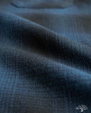 Iron Heart IHSH-265-NAV - UHF Ombré Check Work Shirt - Navy/Black