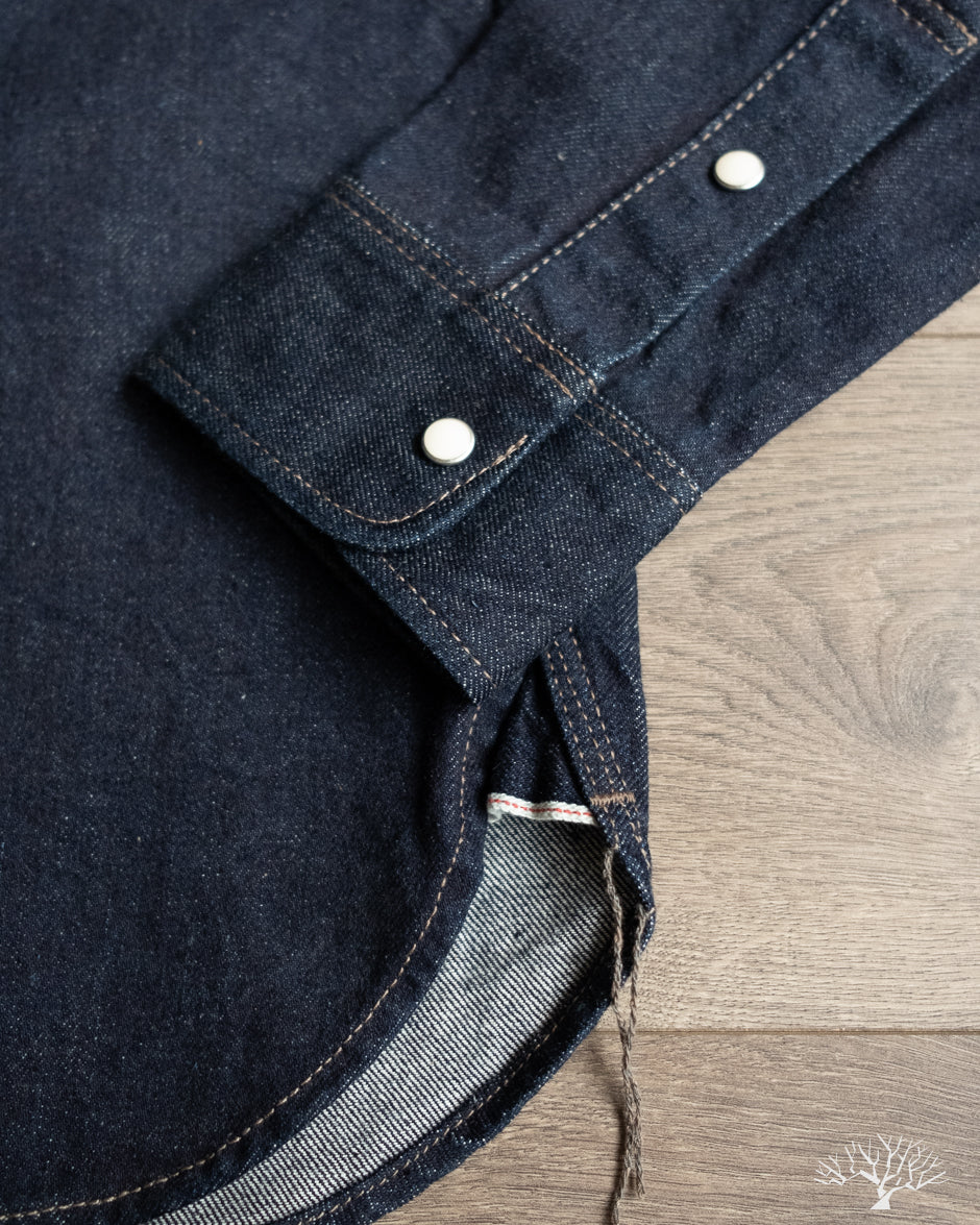 Iron Heart - IHSH-326-IND - 12oz Selvedge Denim Snap Work Shirt ...