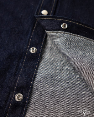 Iron Heart - IHSH-326-IND - 12oz Selvedge Denim Snap Work Shirt