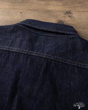 Iron Heart IHSH-326-IND - 12oz Selvedge Denim Snap Work Shirt - Indigo