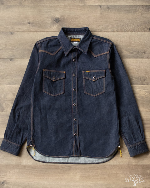 IRON HEART デニムシャツ X-LARGE ウォバッシュ Iron Heart - IHSH-33-IND - 12oz Selvedge Denim Western Shirt