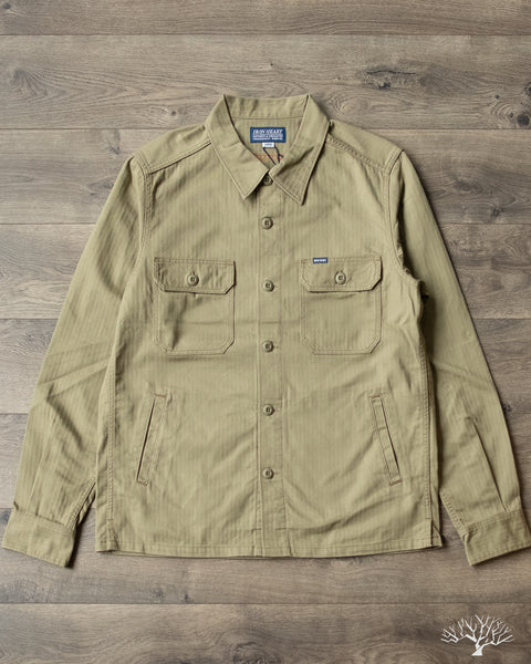 ヒューマンメイド　PATCHED MILITARY SHIRT - BEIGE ヒューマンメイドPATCHED MILITARY SHIRT - BEIGE