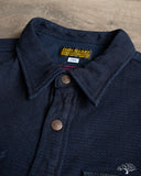 Iron Heart IHSH-389-IND - 12oz Dobby Cloth CPO Shirt - Indigo