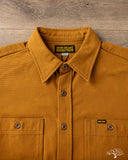 Iron Heart IHSH-423-CAM - Oxford Cloth Work Overshirt - Camel