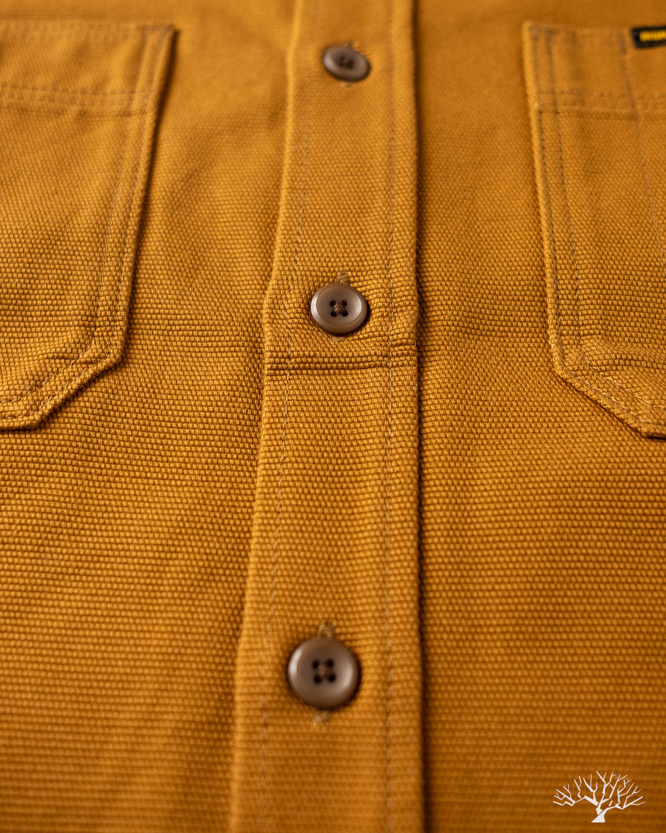 Iron Heart IHSH-423-CAM - Oxford Cloth Work Overshirt - Camel