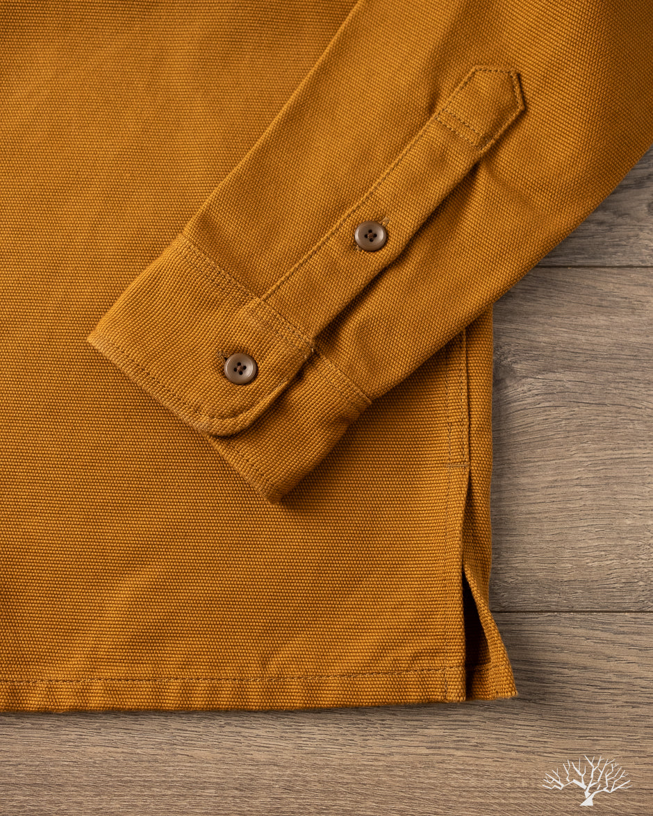 Iron Heart IHSH-423-CAM - Oxford Cloth Work Overshirt - Camel