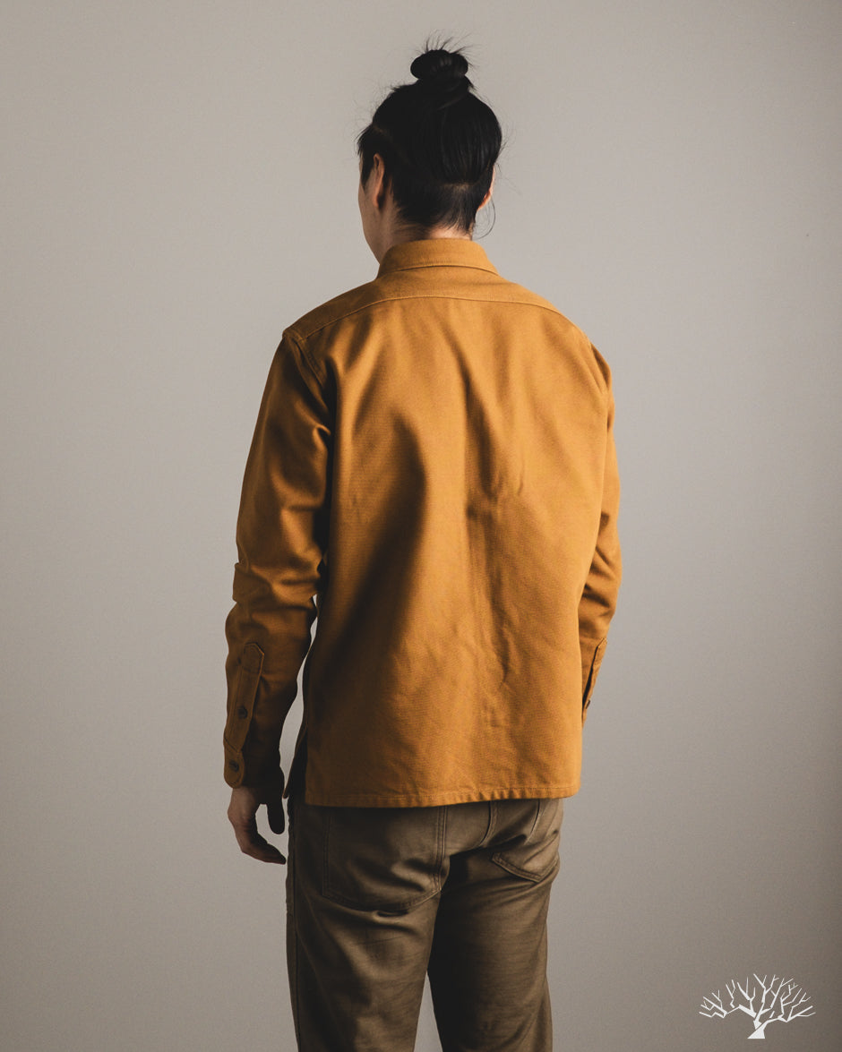 Iron Heart IHSH-423-CAM - Oxford Cloth Work Overshirt - Camel