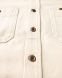 Iron Heart IHSH-423-IVO - Oxford Cloth Work Overshirt - Ivory