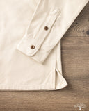 Iron Heart IHSH-423-IVO - Oxford Cloth Work Overshirt - Ivory