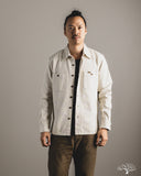 Iron Heart IHSH-423-IVO - Oxford Cloth Work Overshirt - Ivory
