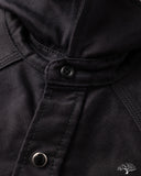 Iron Heart IHSH-426-BLK - 12oz Military Moleskin Western Shirt - Black