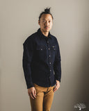 Iron Heart IHSH-437-IND - 13.5oz Dobby Cloth CPO Shirt - Indigo
