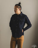 Iron Heart IHSH-437-IND - 13.5oz Dobby Cloth CPO Shirt - Indigo