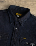 Iron Heart IHSH-437-IND - 13.5oz Dobby Cloth CPO Shirt - Indigo