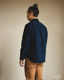 Iron Heart IHSH-438-IND - 7.5oz Selvedge Corduroy Western Shirt - Indigo