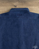 Iron Heart IHSH-96-IND - Waffle Work Shirt - Indigo