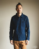 Iron Heart IHSH-96-IND - Waffle Work Shirt - Indigo