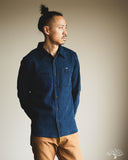 Iron Heart IHSH-96-IND - Waffle Work Shirt - Indigo
