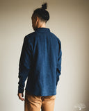 Iron Heart IHSH-96-IND - Waffle Work Shirt - Indigo
