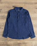 Iron Heart IHSH-96-IND - Waffle Work Shirt - Indigo