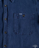 Iron Heart IHSH-96-IND - Waffle Work Shirt - Indigo