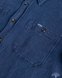 Iron Heart IHSH-96-IND - Waffle Work Shirt - Indigo